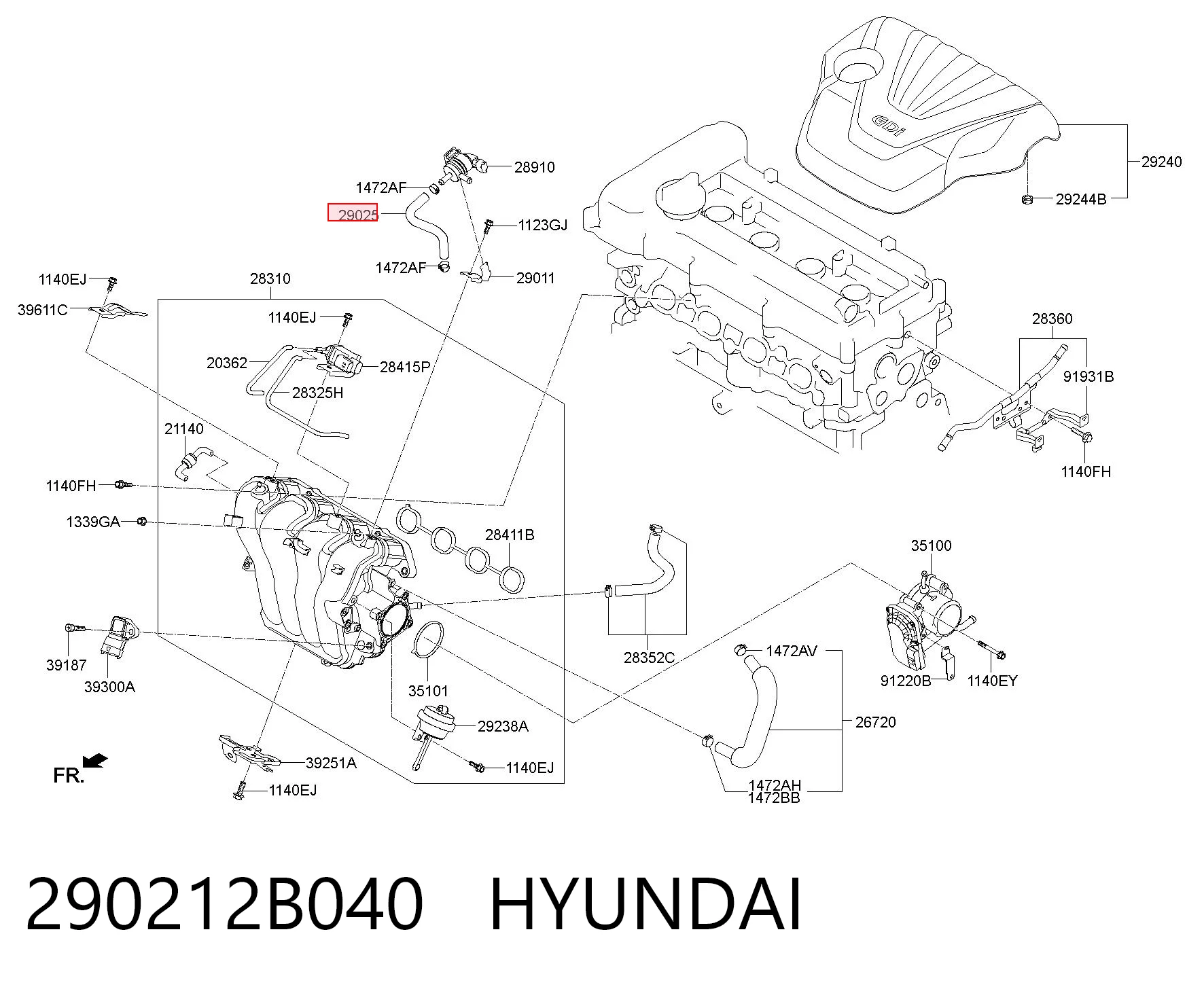 290212B040 Hyundai/Kia 