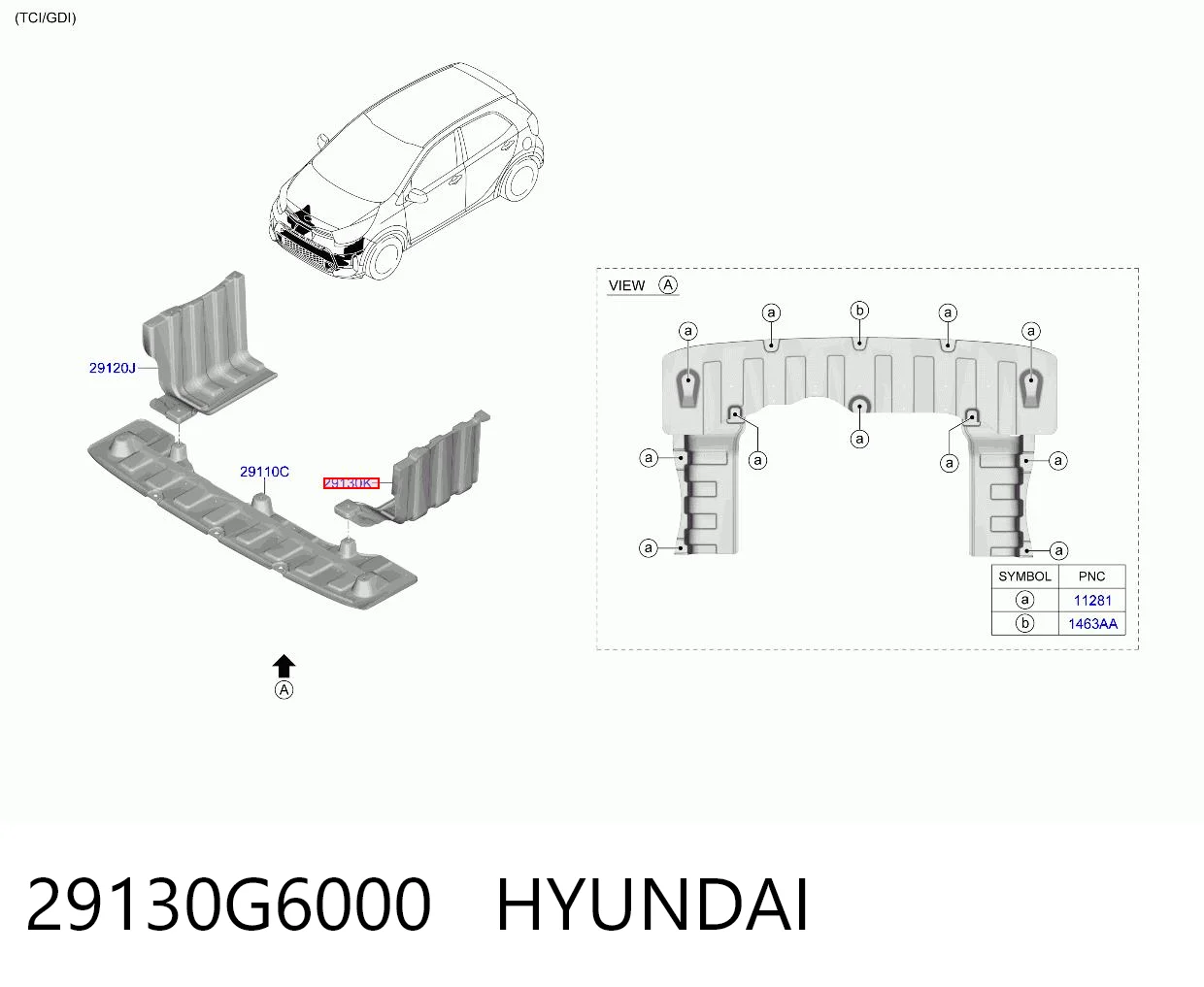 29130G6000 Hyundai/Kia