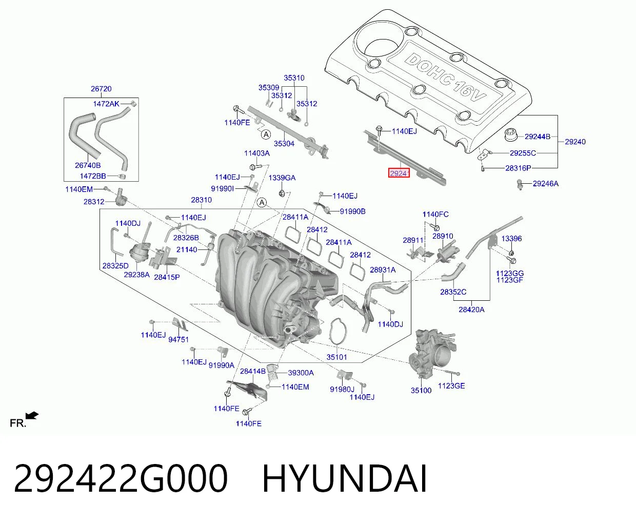 292422G000 Hyundai/Kia 