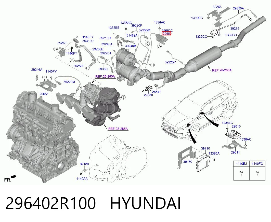 296402R100 Hyundai/Kia 