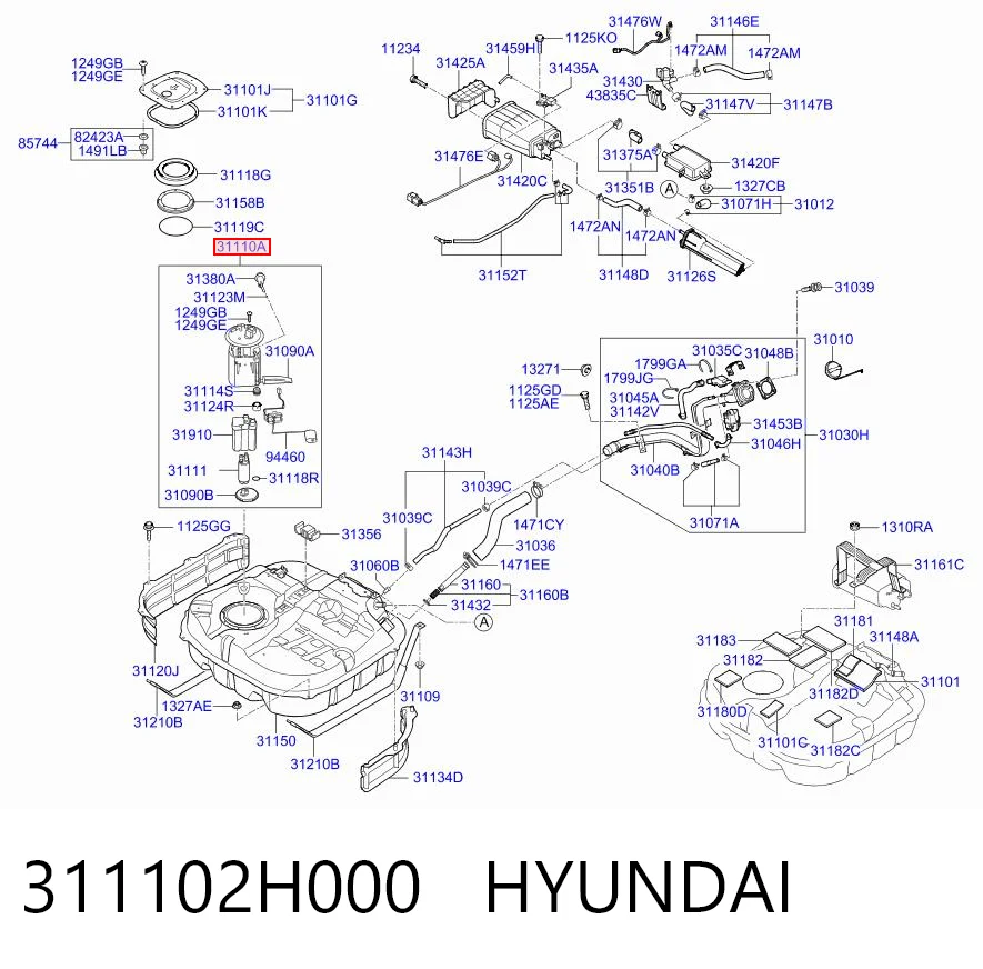 Електробензонасос на Mitsubishi Montero SPORT K8, K9