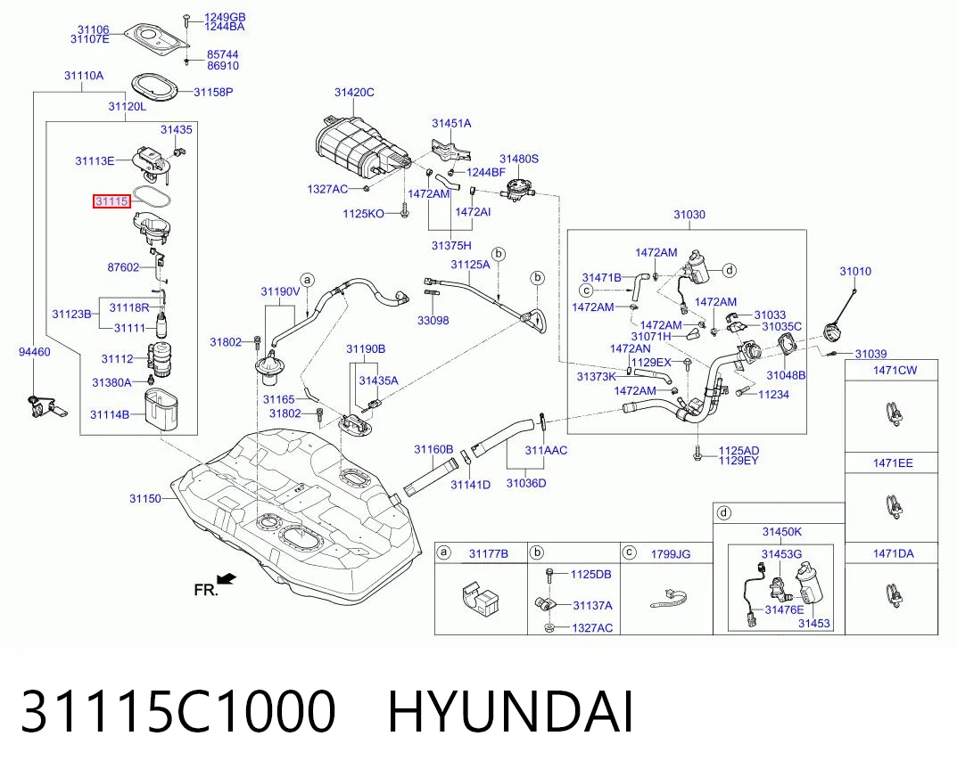 31115C1000 Hyundai/Kia 