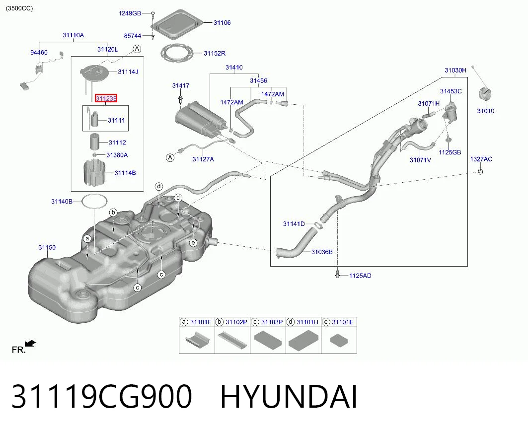 31119CG900 Hyundai/Kia 