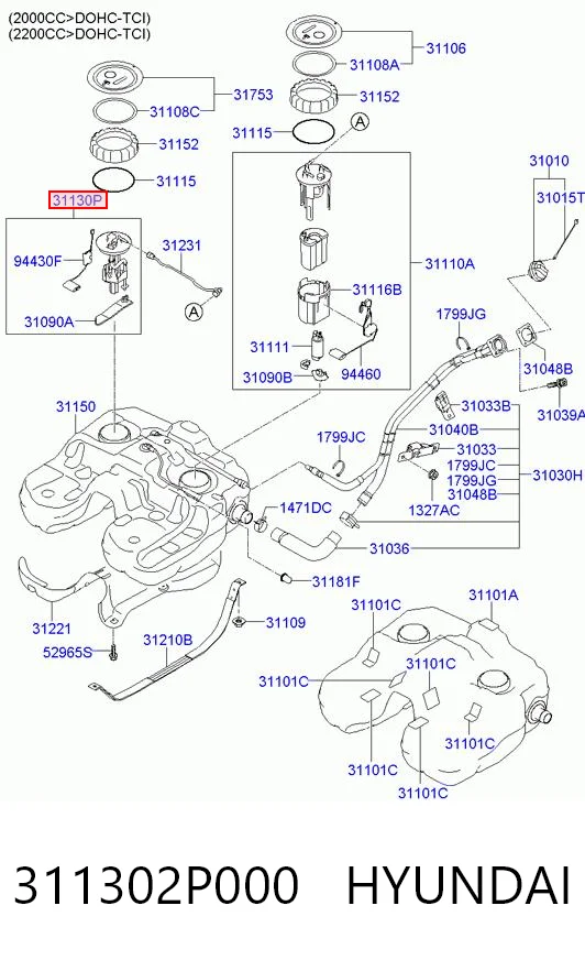 311302P000 Hyundai/Kia 