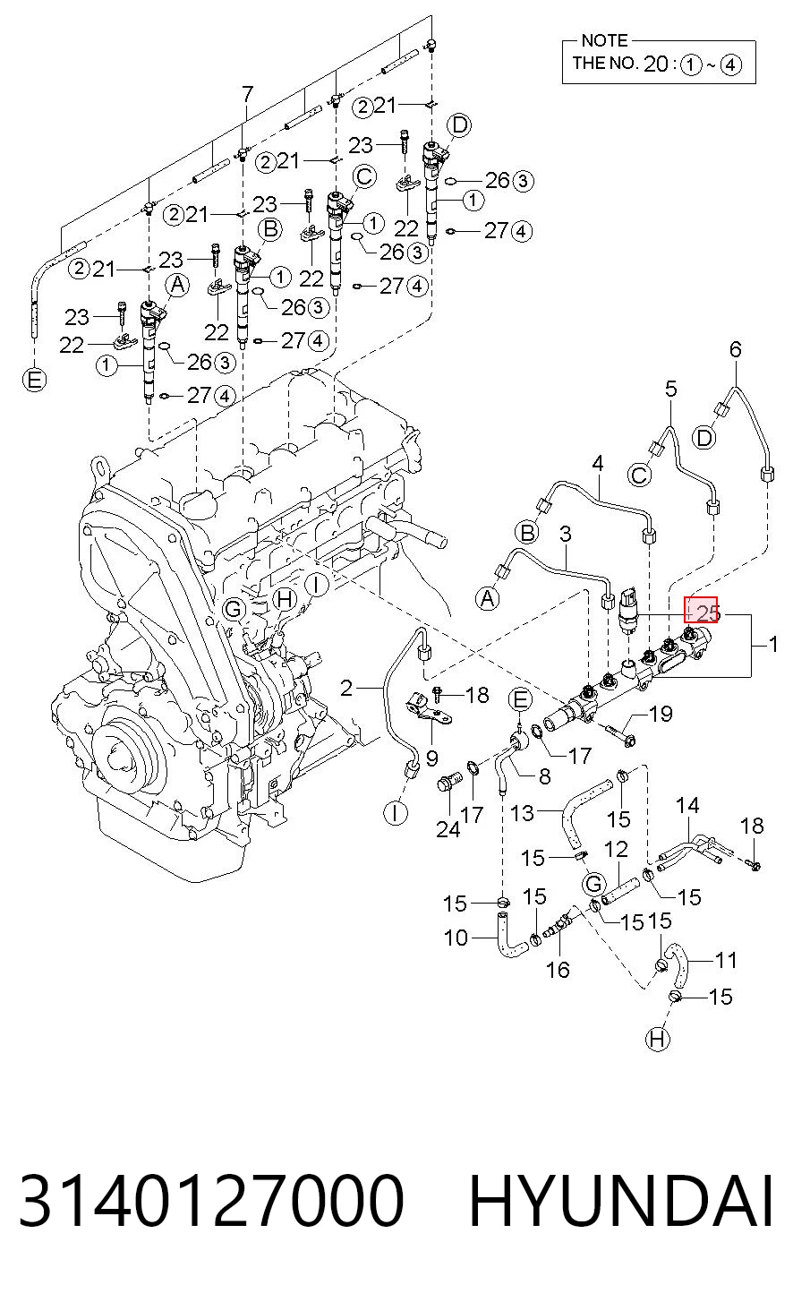 3140127000 Hyundai/Kia Манометри