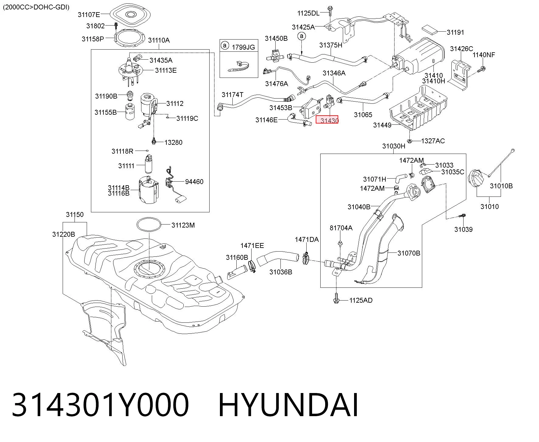 314301Y000 Hyundai/Kia 