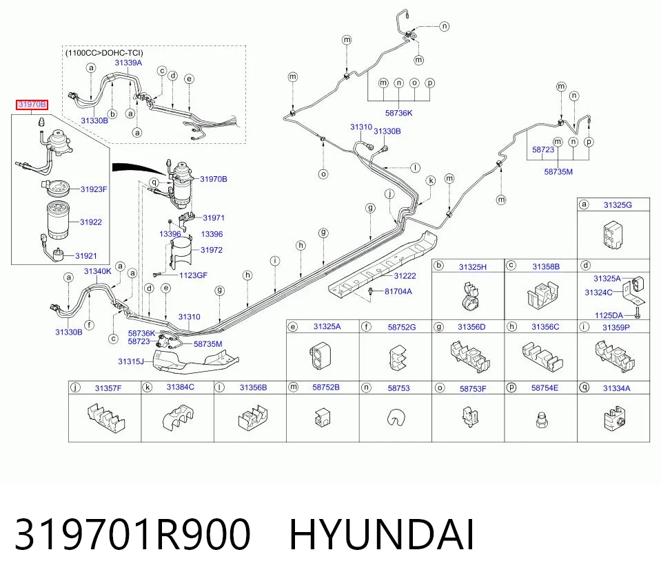 319701R900 Hyundai/Kia