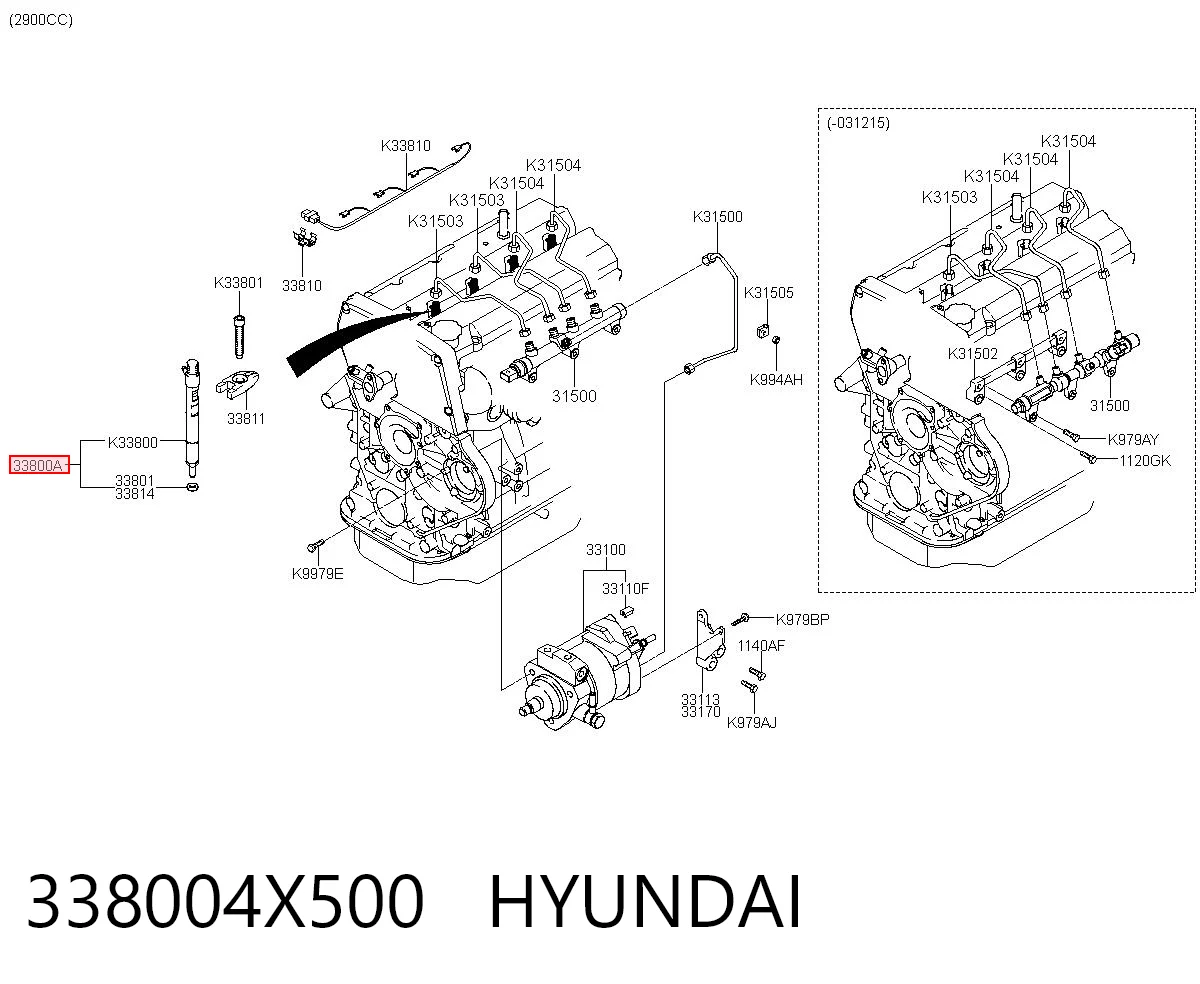 Форсунка паливна Hyundai Terracan позашляховик (HP) (2001 - 2006) ціна, від 101.93 USD