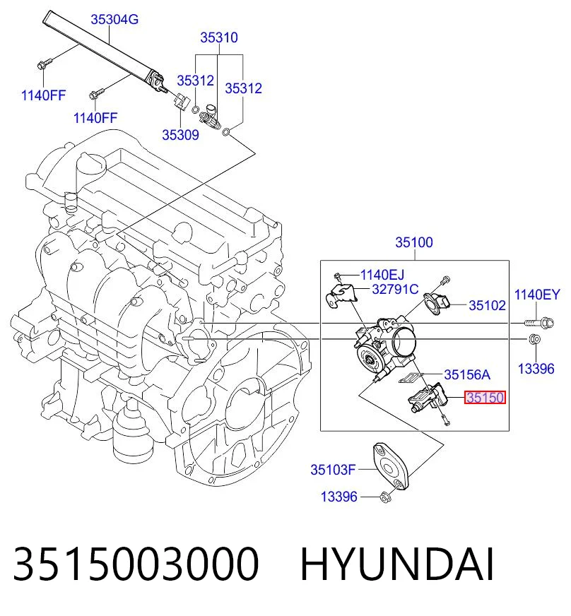 3515003000 Hyundai/Kia РХХ
