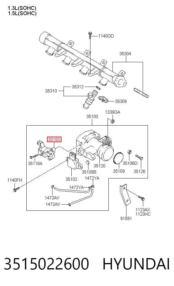 Регулятор холостого ходу KAP KM0900058CHN