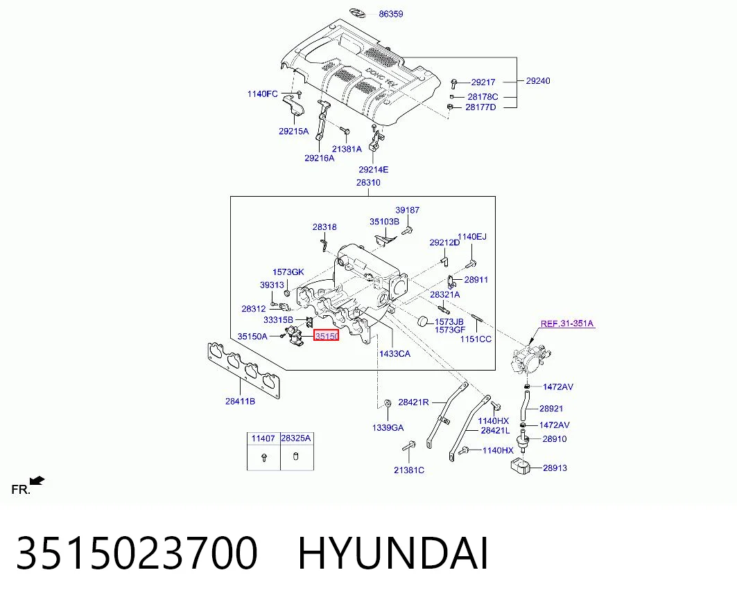 3515023700 Hyundai/Kia РХХ
