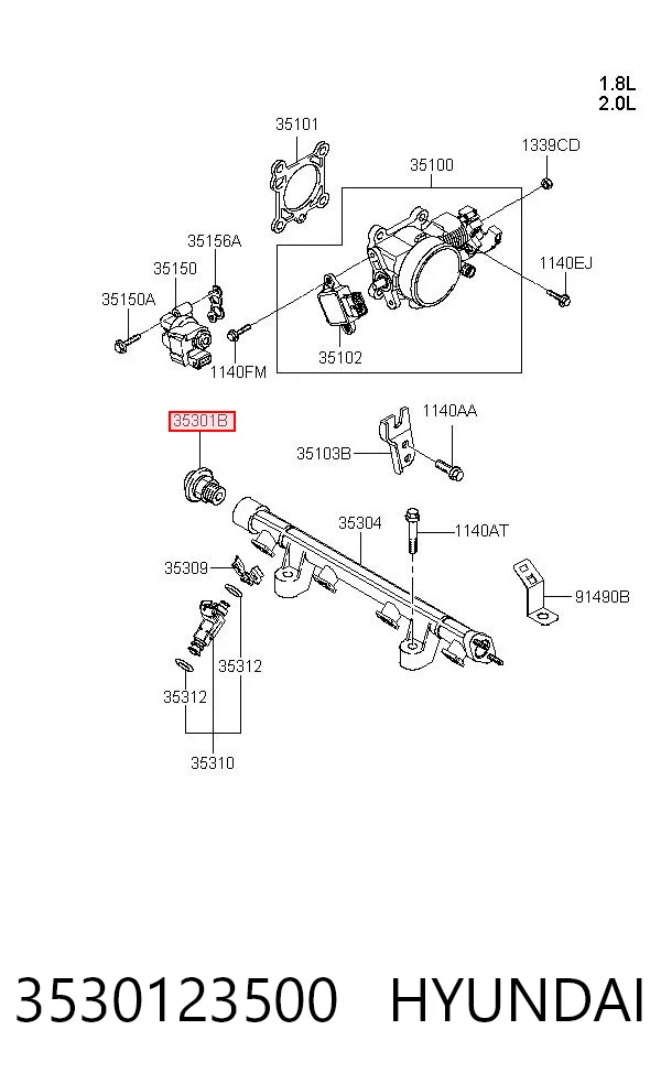 3530123500 Hyundai/Kia 