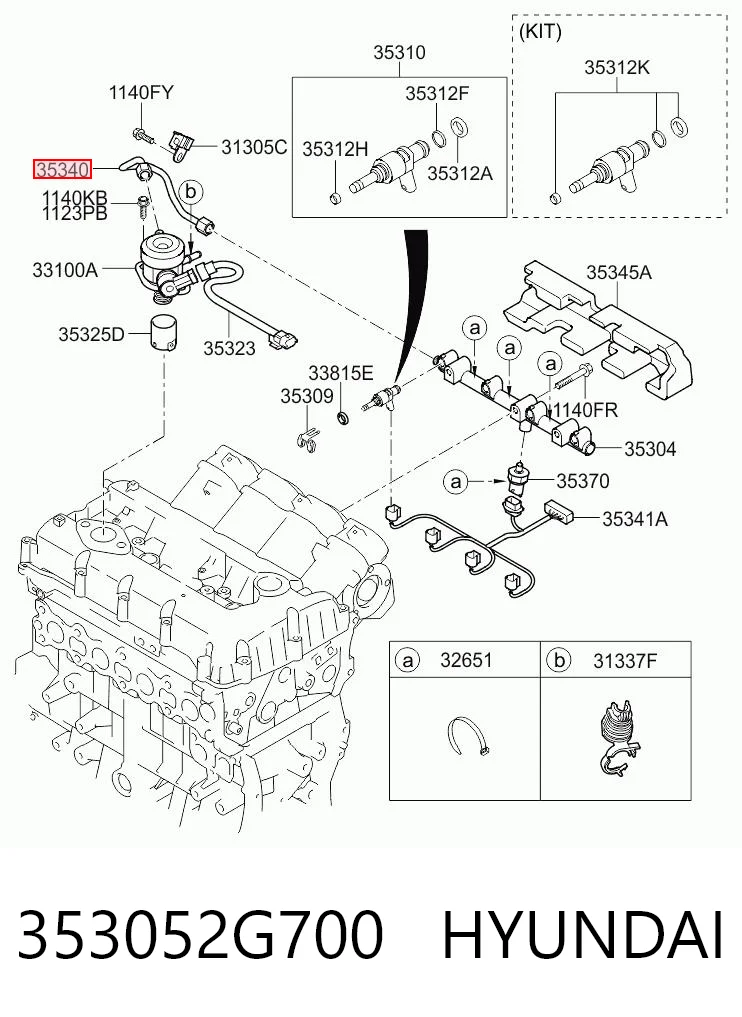 353052G700 Hyundai/Kia 