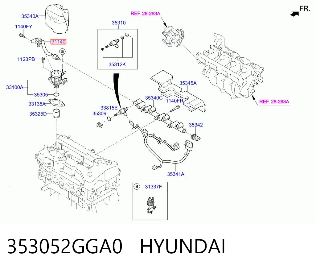 353052GGA0 Hyundai/Kia 