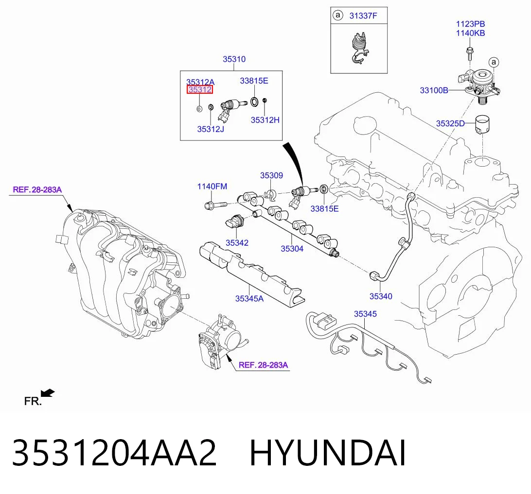 16698AA17A Subaru Кільце інжектора
