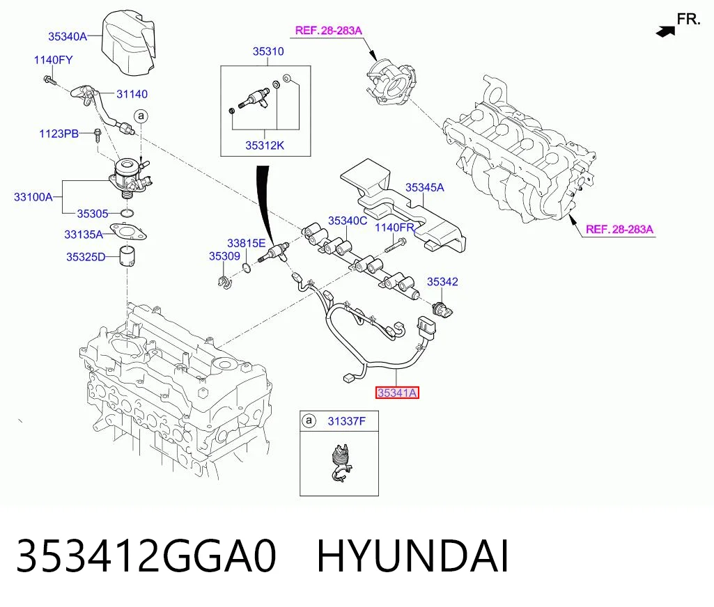 353412GGA0 Hyundai/Kia 