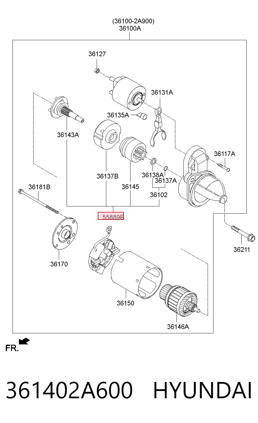 361402A600 Hyundai/Kia