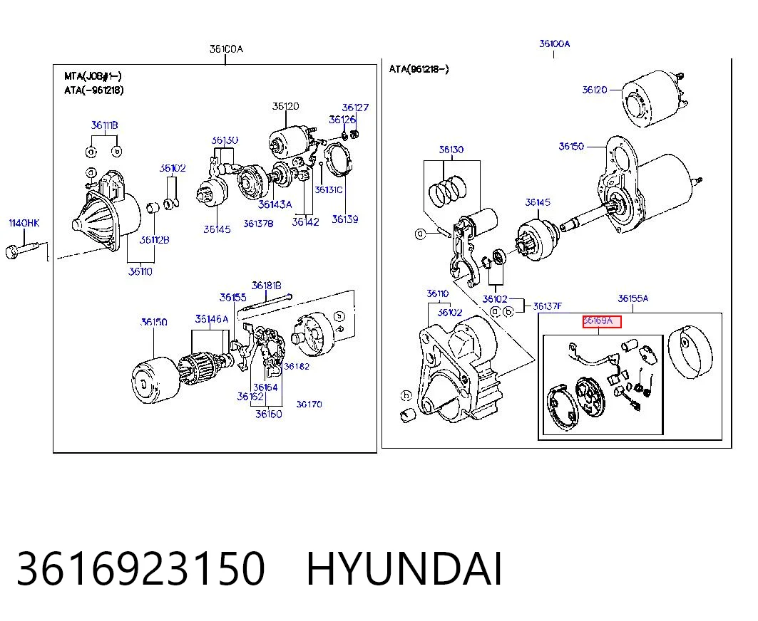 Купити Щітка стартера Opel Kadett E 35, 36, 45, 46