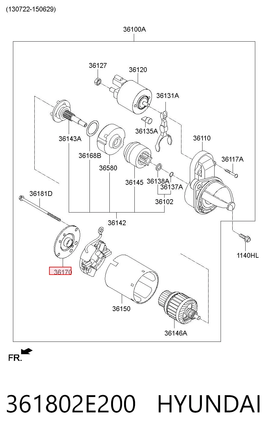 361802E200 Hyundai/Kia