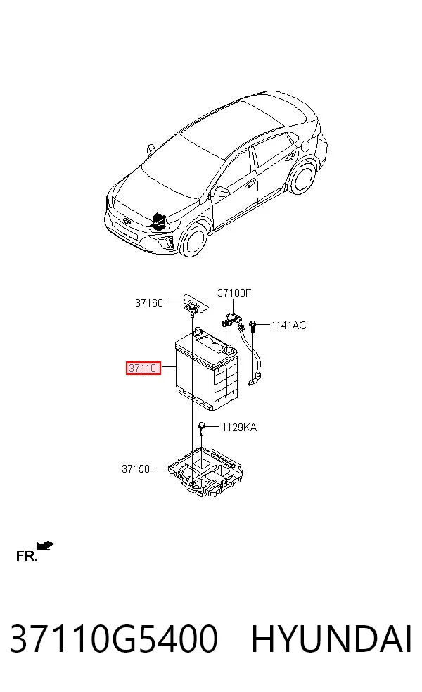 3711005100 Chrysler Авто акумулятор