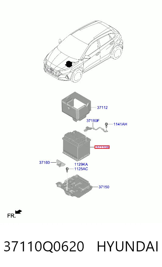 Купити 8550503605 Renault (RVI) Автомобільна батарея