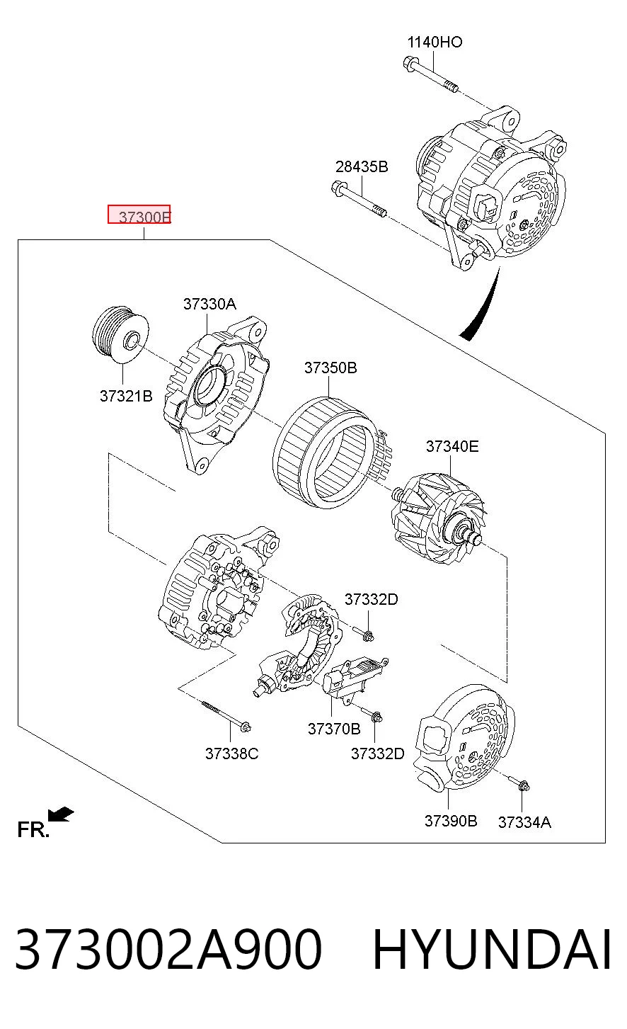 373002A900 Hyundai/Kia Авто генератор