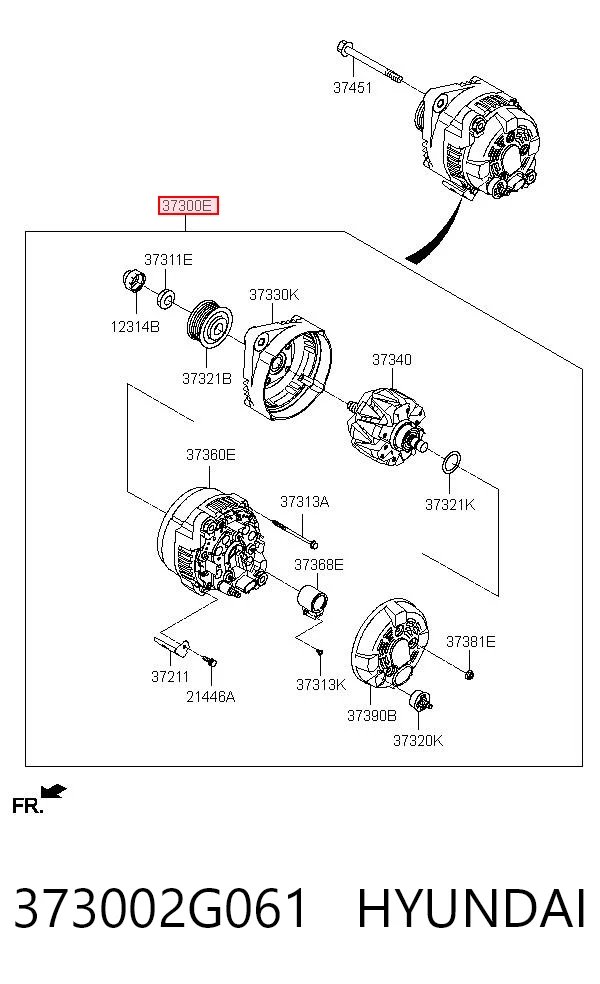 Купити Генератор Hyundai Santa Fe IV TM, TMA