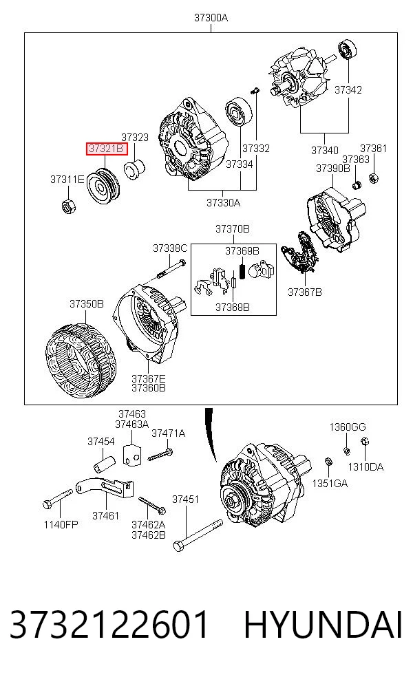 3732122601 Hyundai/Kia