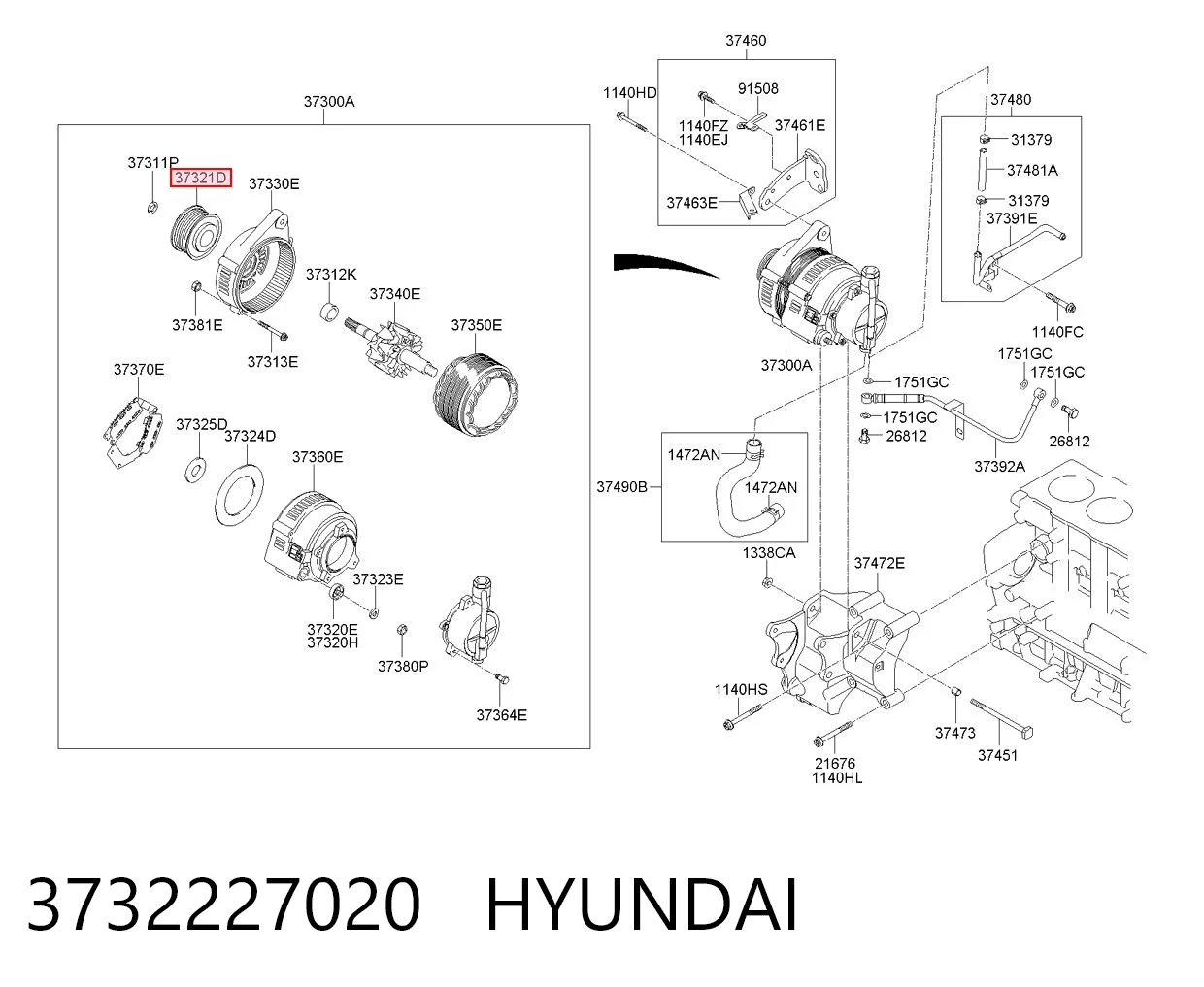 Купити P0222 General Motors Шків генератора