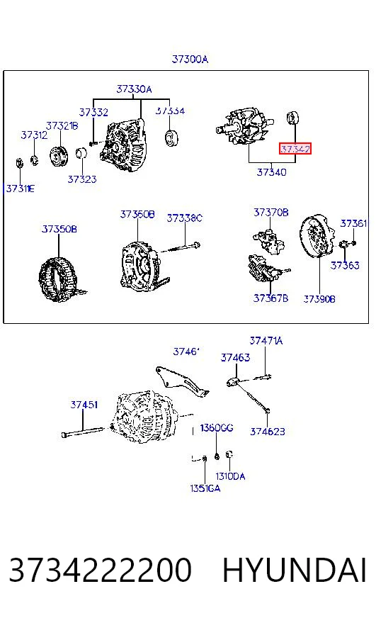 3734222200 Hyundai/Kia