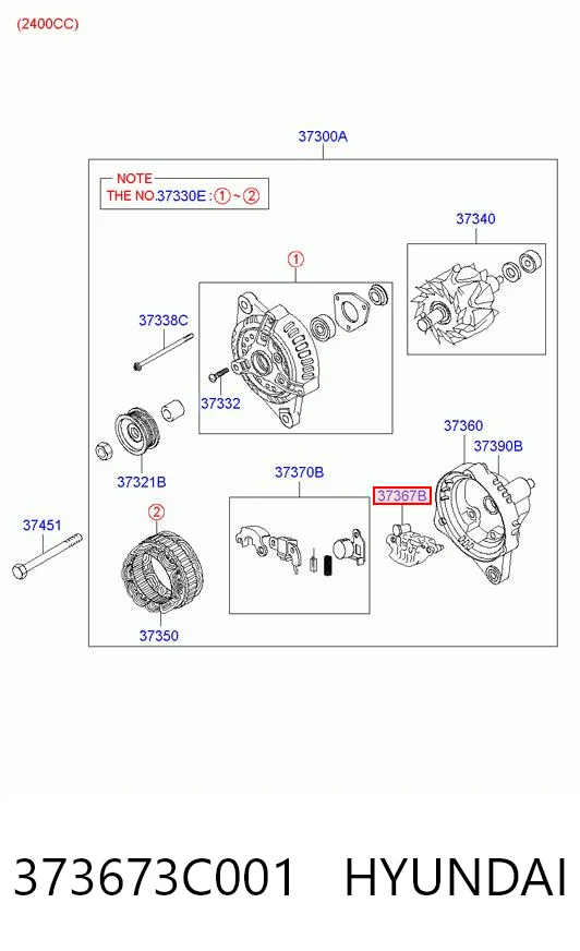 Діодний випрямляч на Hyundai Veracruz  