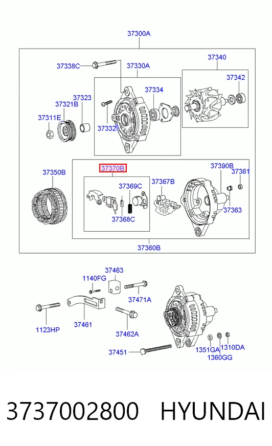 Реле зарядки генератора Chrysler 3737002550 ціна, від 17.89 USD