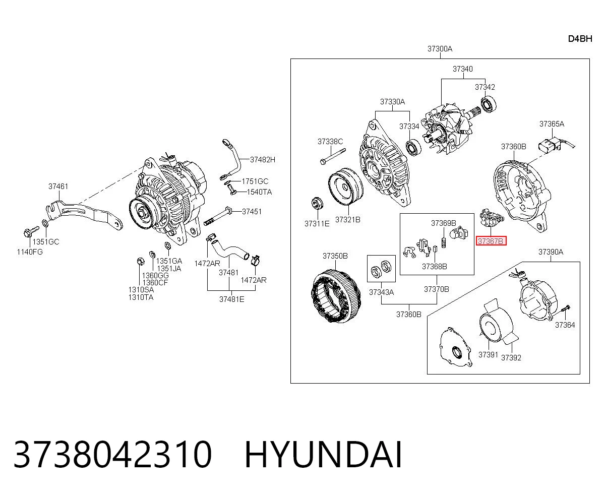 Купити Діодний міст KIA Sorento I JC