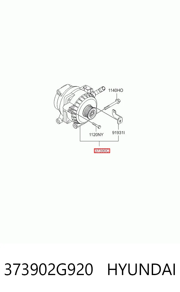 373902G920 Hyundai/Kia Авто генератор