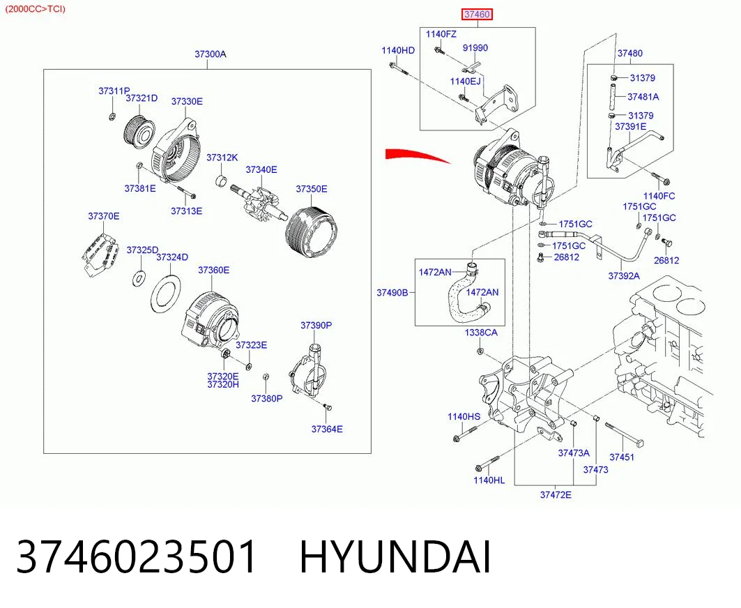 3746023501 Hyundai/Kia 