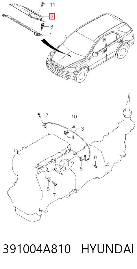 Блок електронного управління на KIA Sorento I JC
