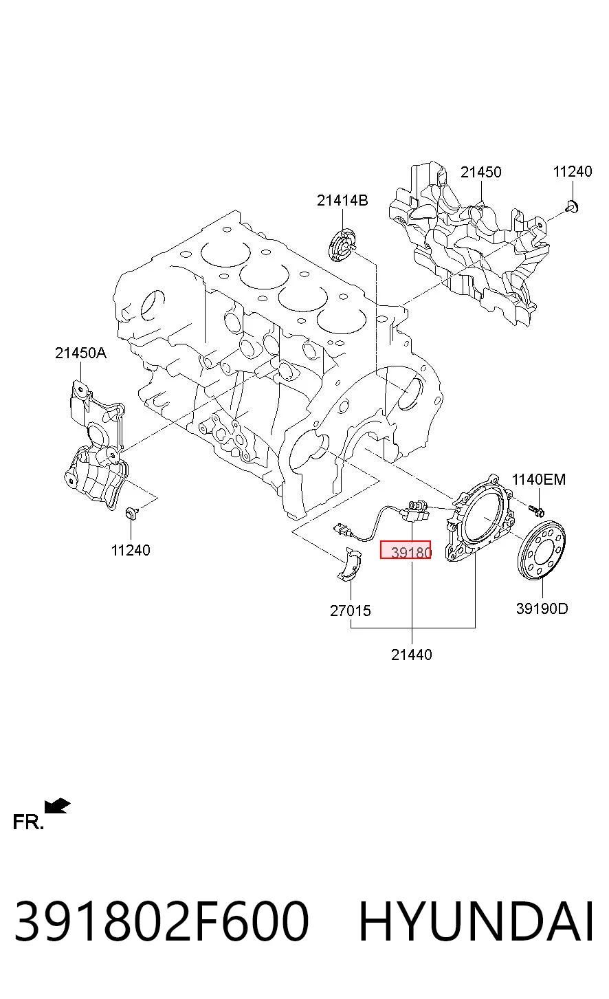 391802F600 Hyundai/Kia ДПКВ