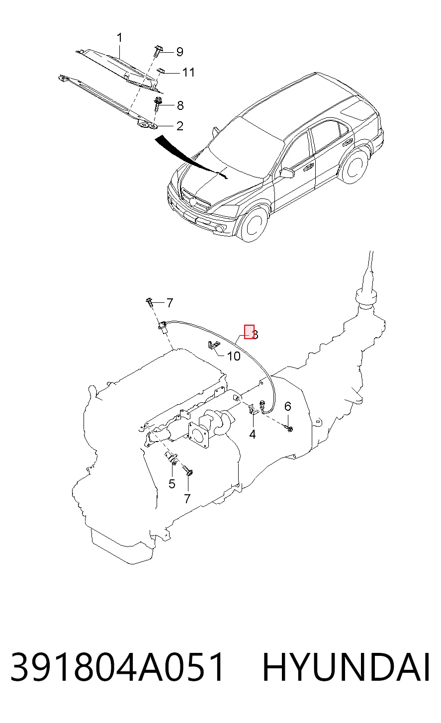 Купити Датчик колінвала Hyundai H200  