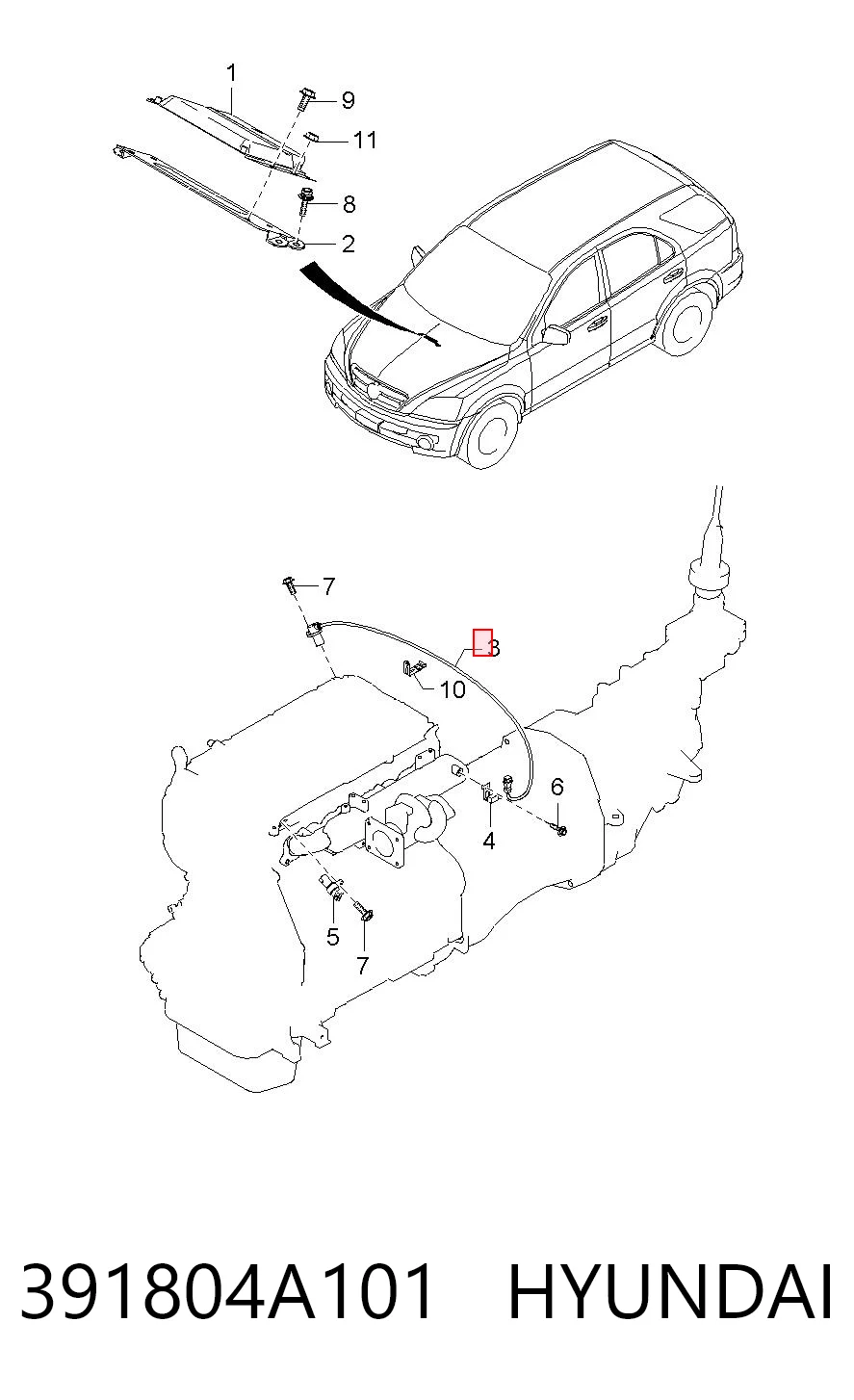 Датчик обертів колінвалу KIA Sorento I позашляховик (JC) (2002 - 2006) ціна, від 22.81 USD