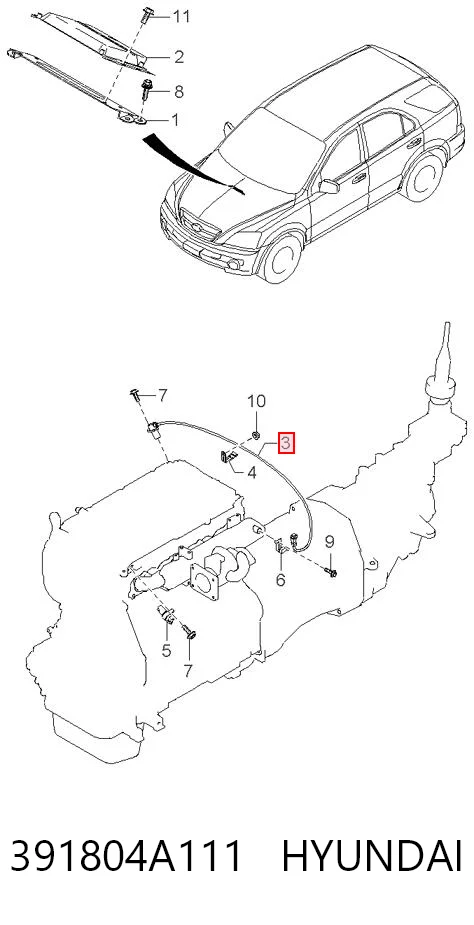  Датчик колінвала Hyundai H200 