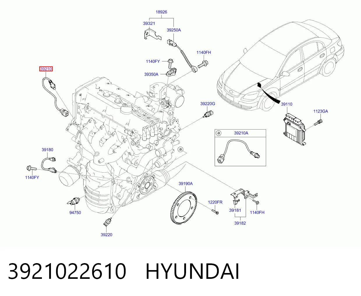  Лямбда-зонд Hyundai Accent 2