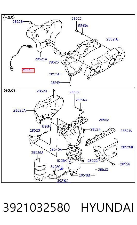 Лямбдазонд, датчик кисню Hyundai Sonata 3 Y-3
