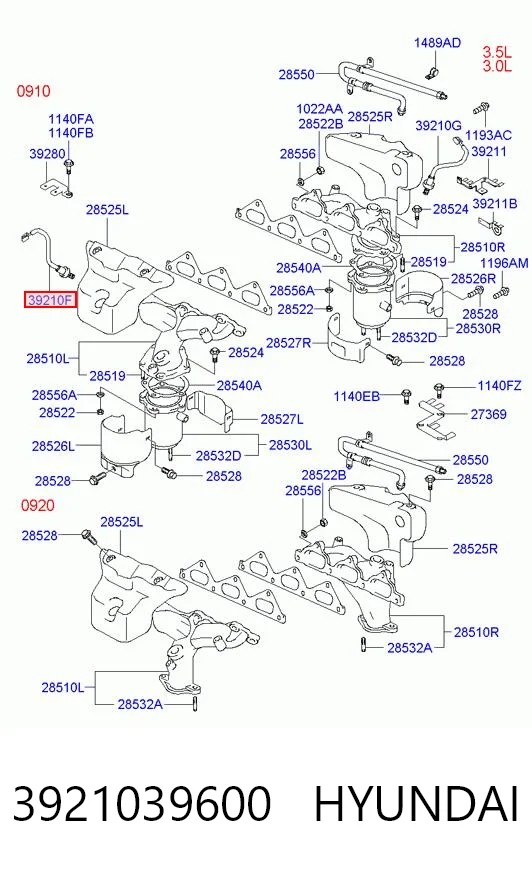 3921039600 Hyundai/Kia 