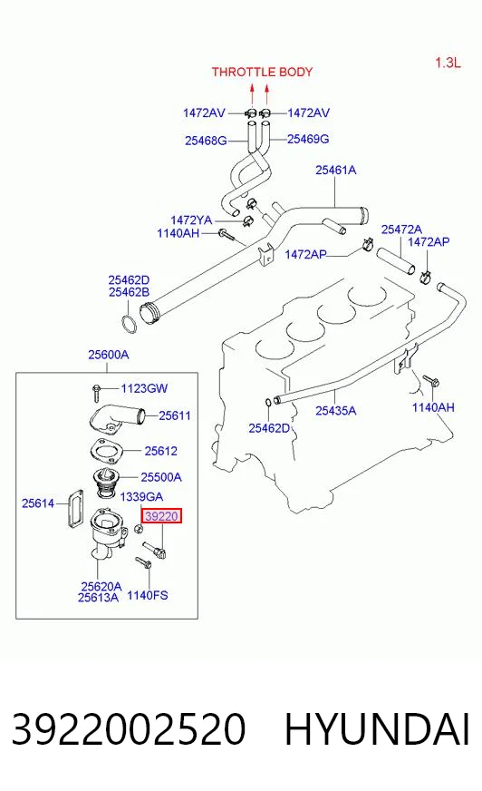 Термодатчик охолоджуючої рідини Chevrolet Aveo I хетчбек (T200) (2003 - 2008) ціна, від 12.21 USD