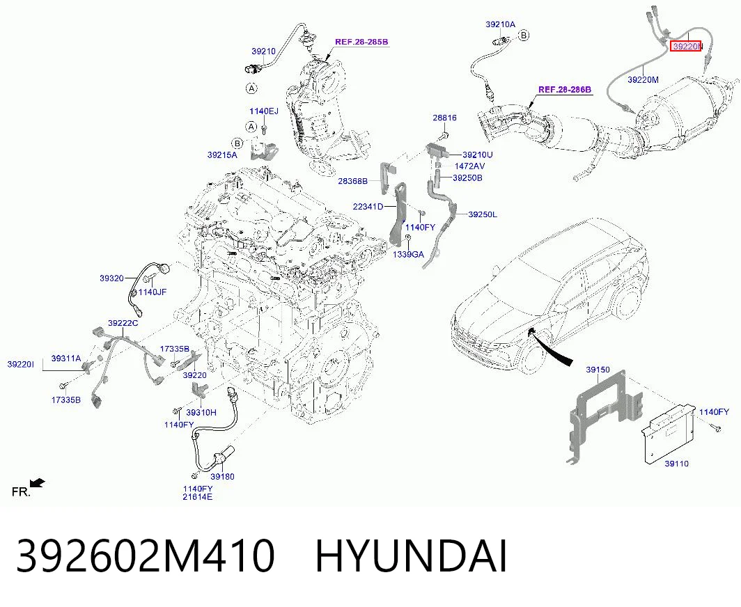 392602M410 Hyundai/Kia 