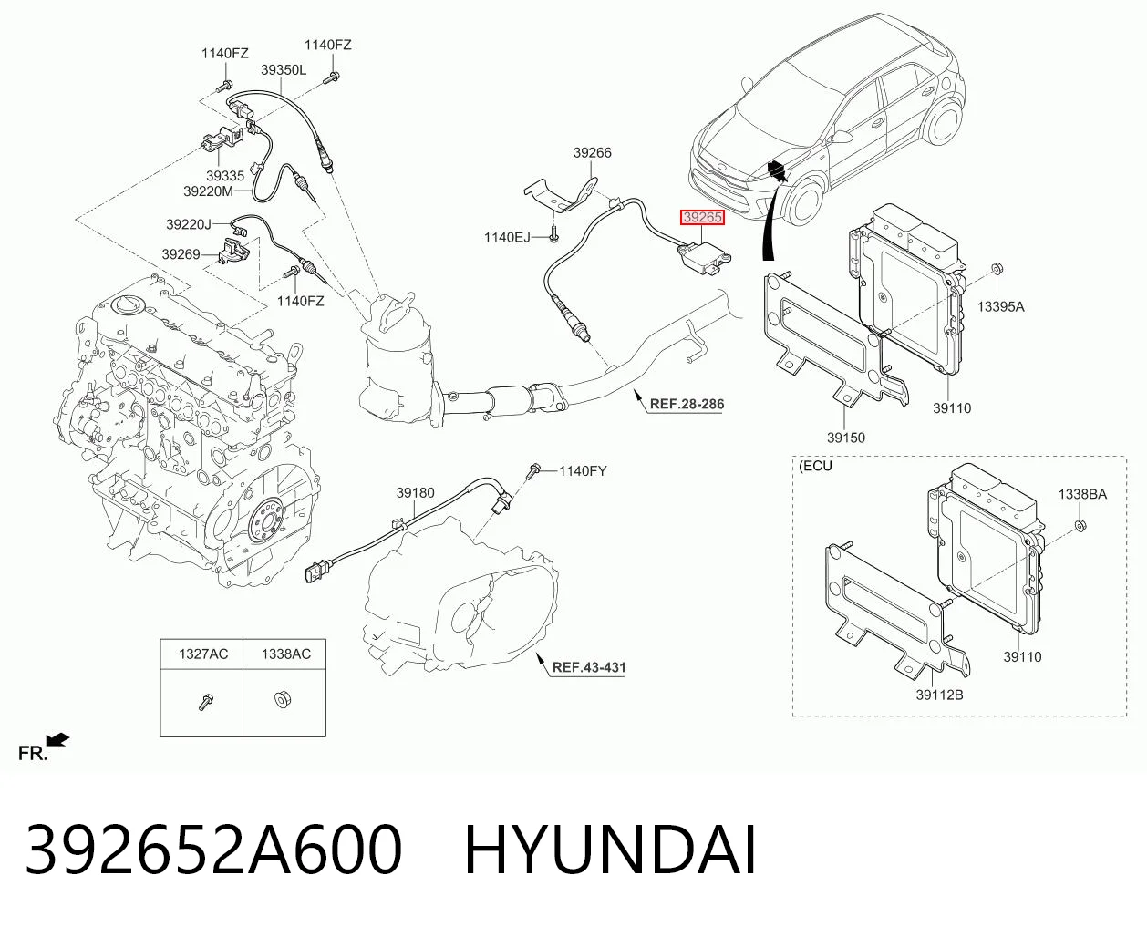 392652A600 Hyundai/Kia 
