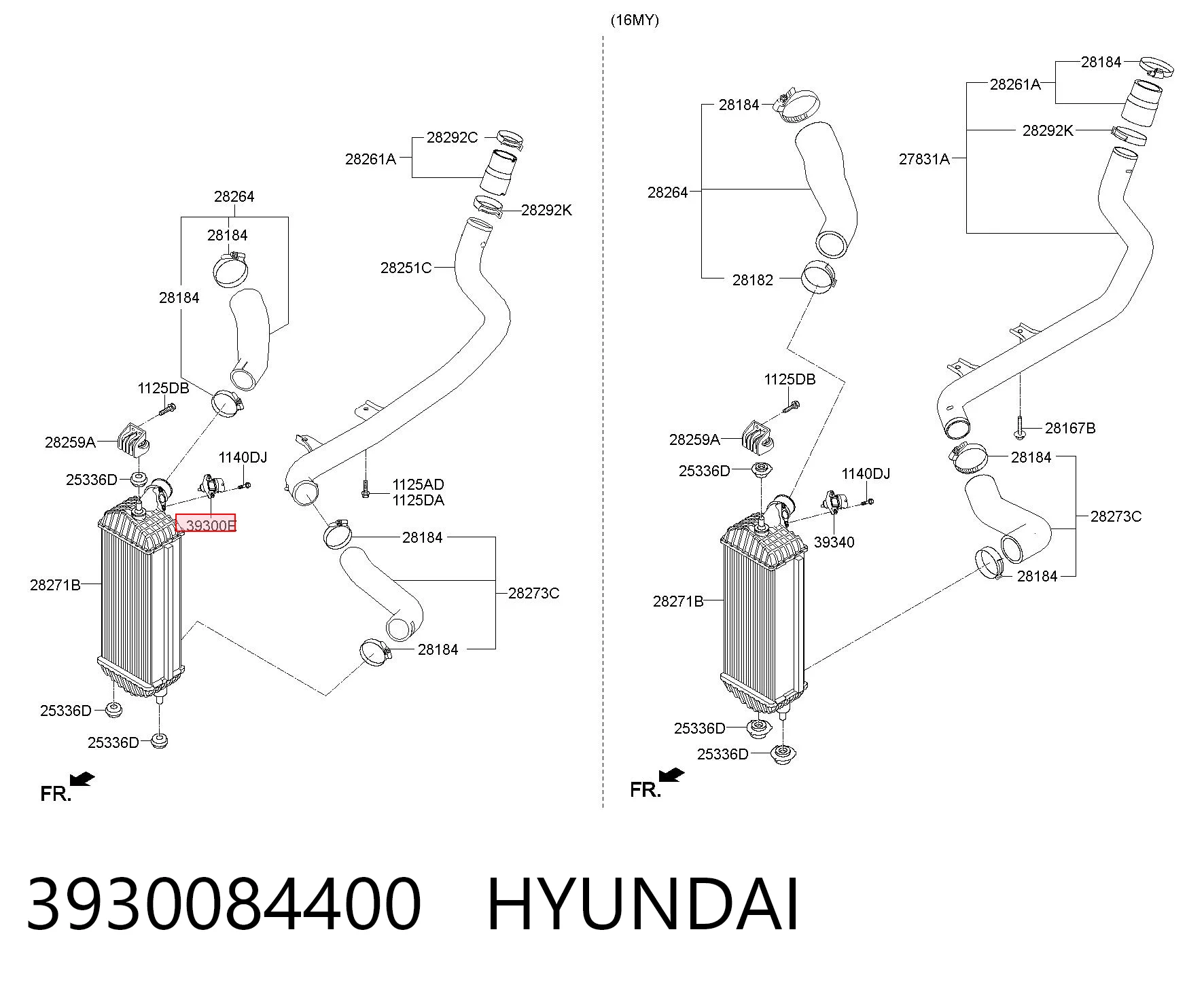 3930084400 Hyundai/Kia Датчик тиску наддуву турбіни