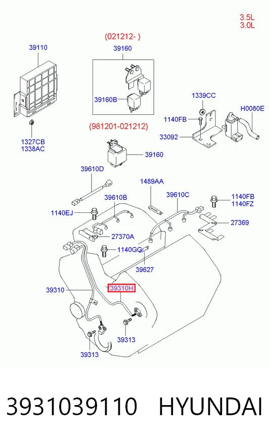 3931039110 Hyundai/Kia Датчик розподільного вала