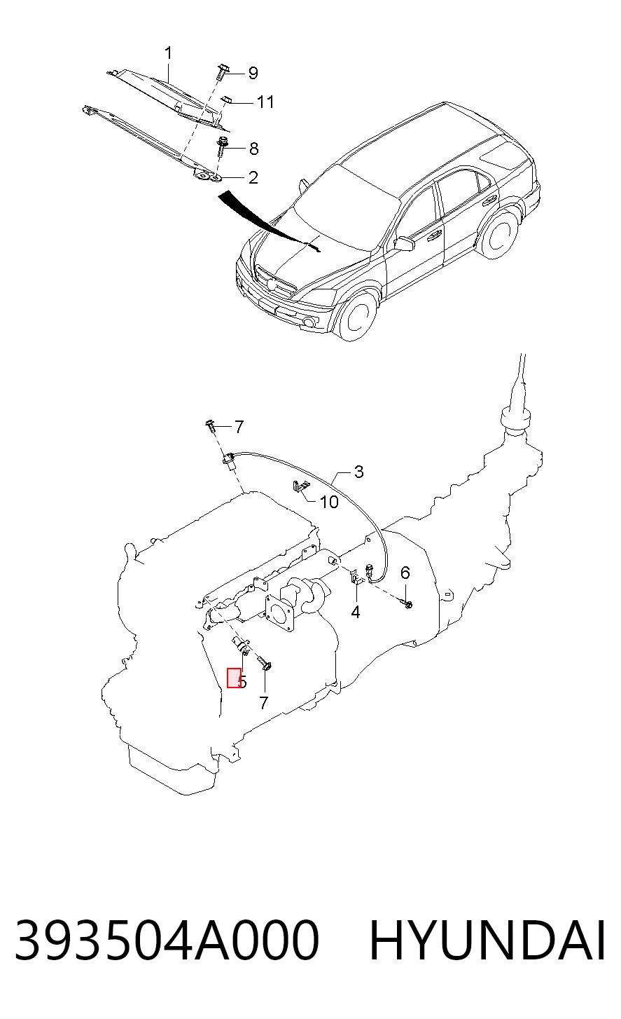 Купити Датчик распредвалу Hyundai Galloper  JK