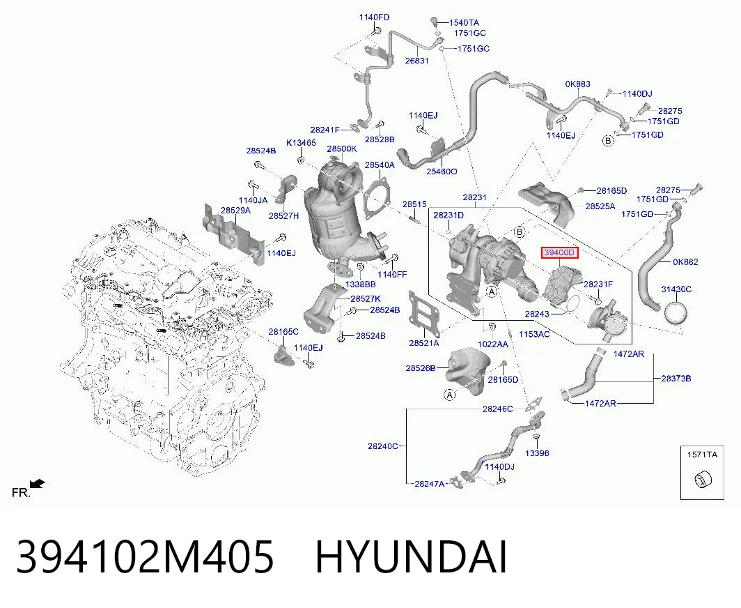 394102M405 Hyundai/Kia 